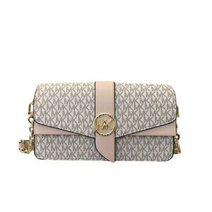 Michael Kors Monogram Crossbody Bag Pink